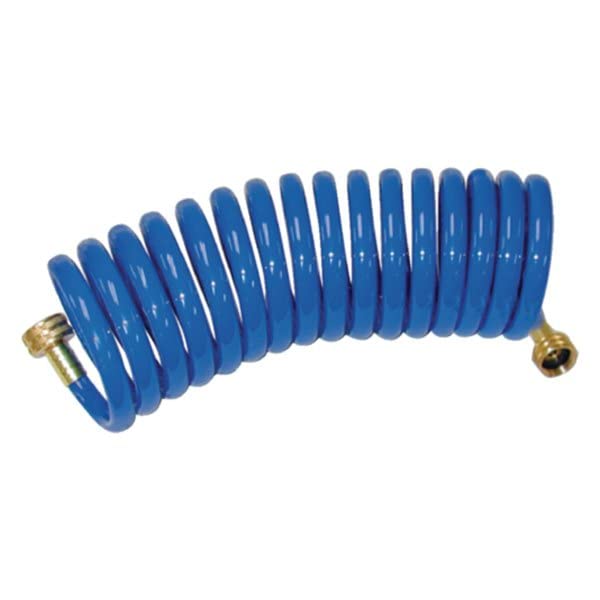 TH Marine WDHBR-25B-B-DP T-H Marine Coiled Washed Down Hose w/ Straight Nozzle