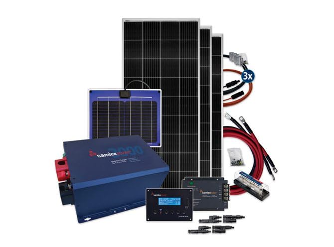 Samlex SPBENJOY600 Solar + Power Bundle, Enjoy 600W Bundle w/3 Panels