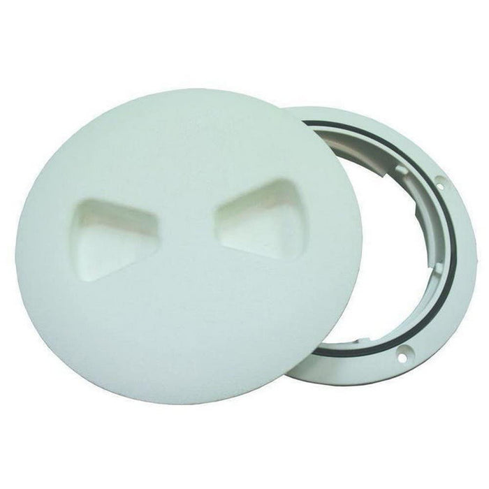 TH Marine DPSLP-4-2-DP T-H Marine Low Profile Twist-Out Deck Plate 4"
