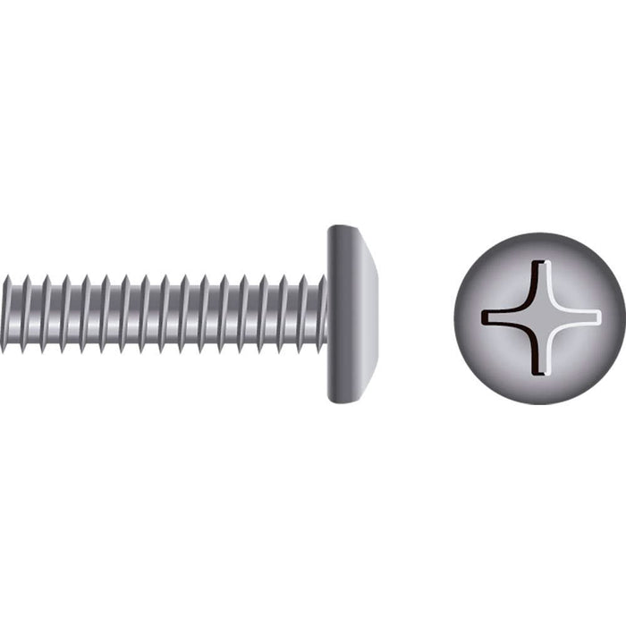 Seachoice SC6103 Phillips Machine Screw Pan Head. 1/4"-20 x 2-1/4"