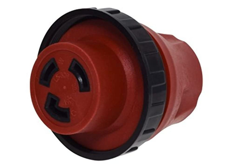 Valterra A10-1530DA Mighty Cord Electrical Adapter Plug W/ Locking Ring, 15AM-30AF Bulk