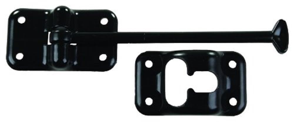 JR Products 10434 Plastic T-Style Door Holder, 6" Black