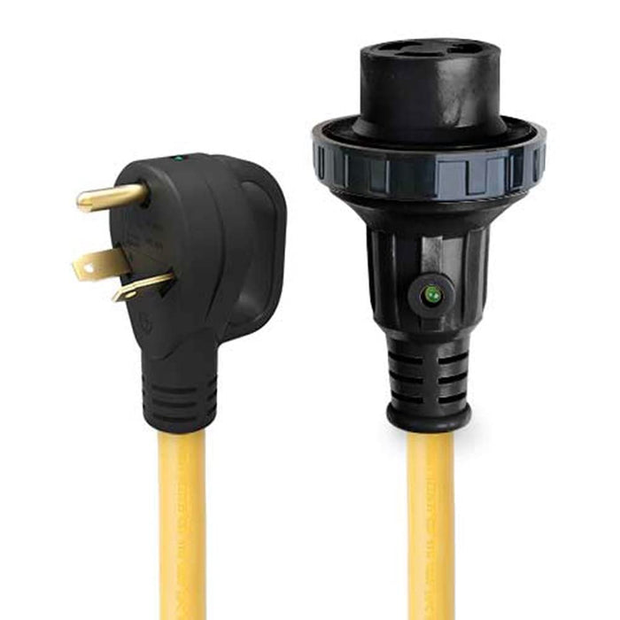 Weekender 30ARVD36 Park Power 30A 125V Detachable Power Cord w/Handle &, Indicator Light, 36'