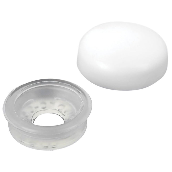 Seachoice MP7990SC Screw Caps, White, Fits #6 & #8