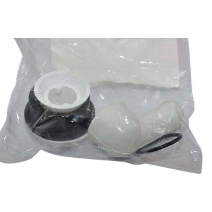 Johnson Pump 81-47246-01 Intake Elbow, Inlet Pipe Gasket/Nut For Manual/Silent Electric Toilets