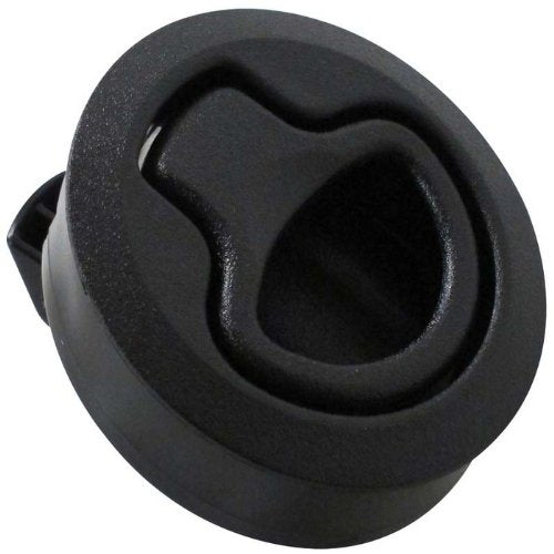 King 29202 Teak Isle Flush Slam Latch, Non-Locking, Black