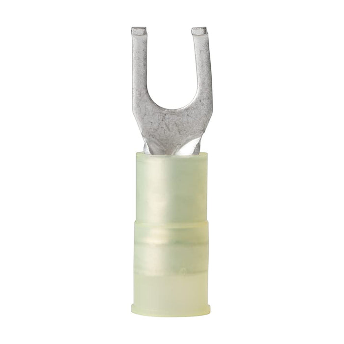 Ancor 220323 Marine Grade Nylon Spade Terminal, #10 Fastener, 12-10 Wire, Yellow, 100/Pk