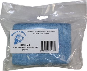 Captain's Choice ICM-35M-2 Microfiber Wax Applicator