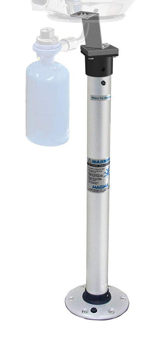 Magma A10-184 Double Locking "Stowable" Pedestal Mount for Use w/ Any Marine, Kettle Grill