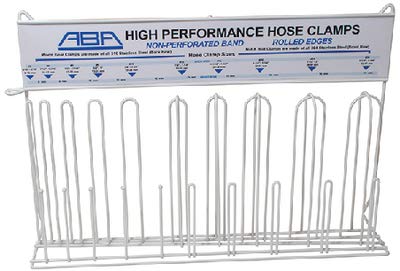 Scandvik 24401 ABA Hose Clamp Counter Top Display Rack