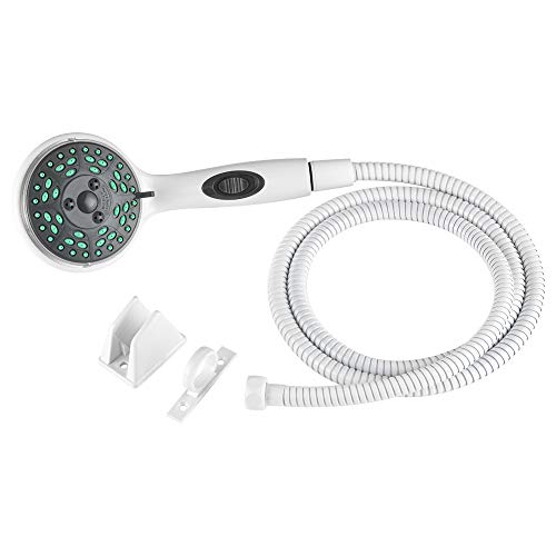 Dura Faucet DF-SA432K-WT Premium Shower Wand & Hose Kit, White