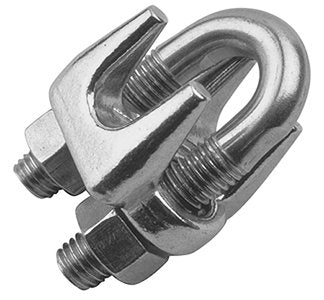 Sea Dog 159506-1 Sea-Dog Stainless Wire Rope Clip, 6 mm Wire Size