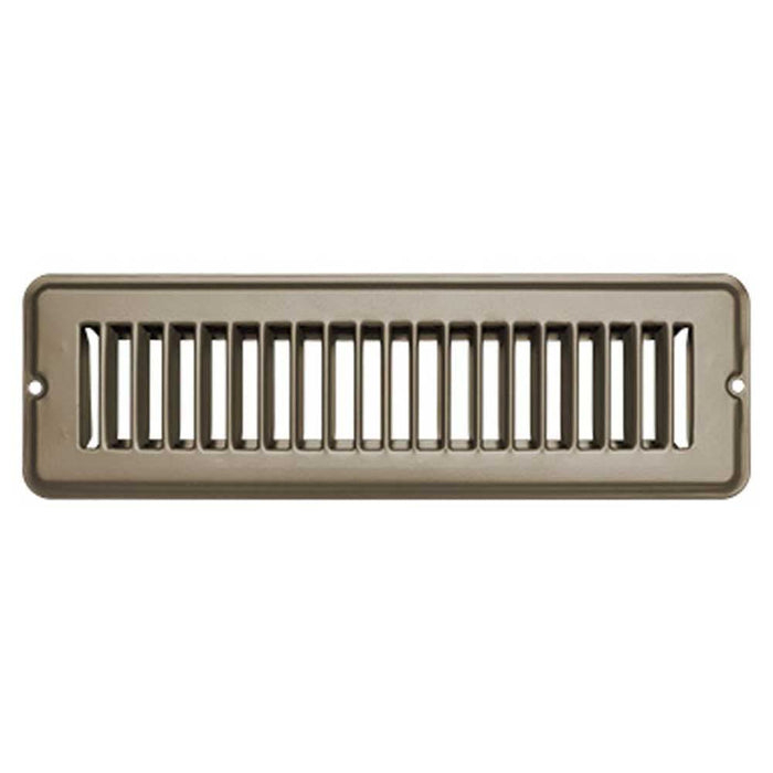 RV Designer H870 Metal Floor Register, Undampered, Tan