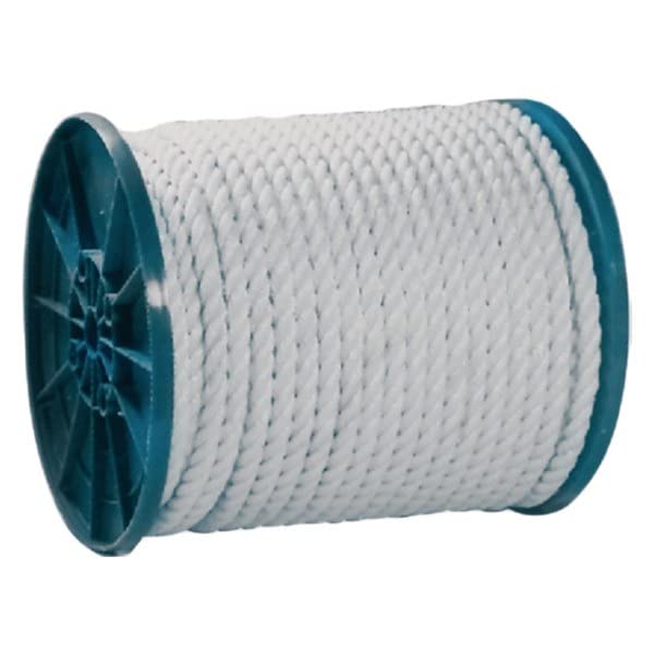 Seachoice 42820 Twisted Nylon Rope, White, 5/16" x 600'