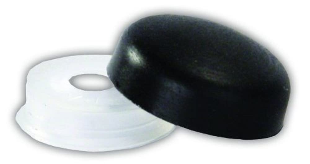 JR Products 20385 Screw Covers, Black, 14/pk