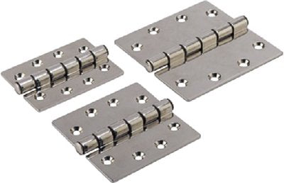 Sea Dog 205242 Butt Hinge w/Bearings, Commercial Pattern, Investment Cast 316 Stainless, 1/4" Fastener