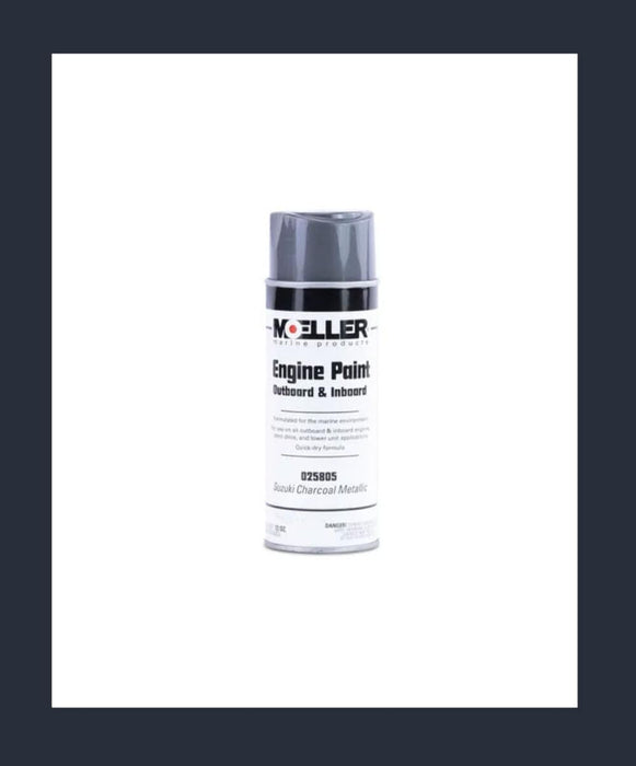 Moeller 25805 Engine Spray Paint, Suzuki Charcoal Metallic