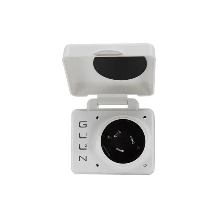 Hughes Autoformer SV50API-W Hughes Safeview Smart RV Power Inlet, 50A. White