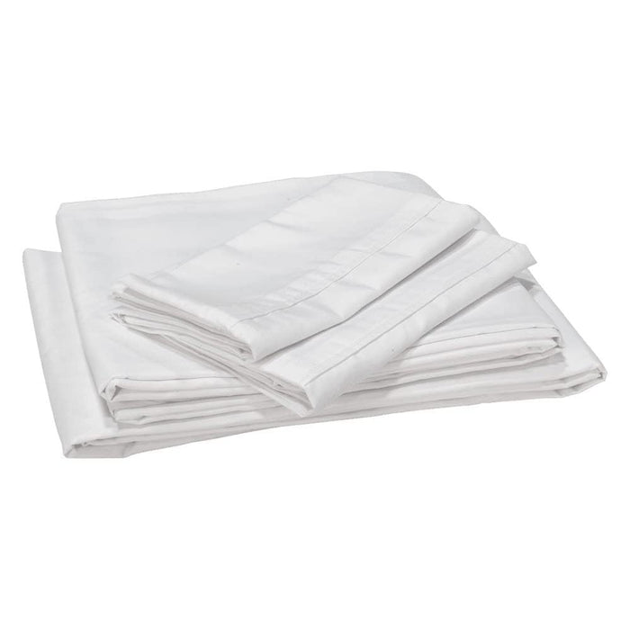 Lippert 2020218492 Thomas Payne Microfiber Sheet Set, White, Narrow King