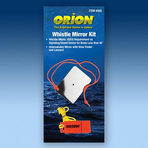 Orion 505 Safety Whistle with Mirror Combo