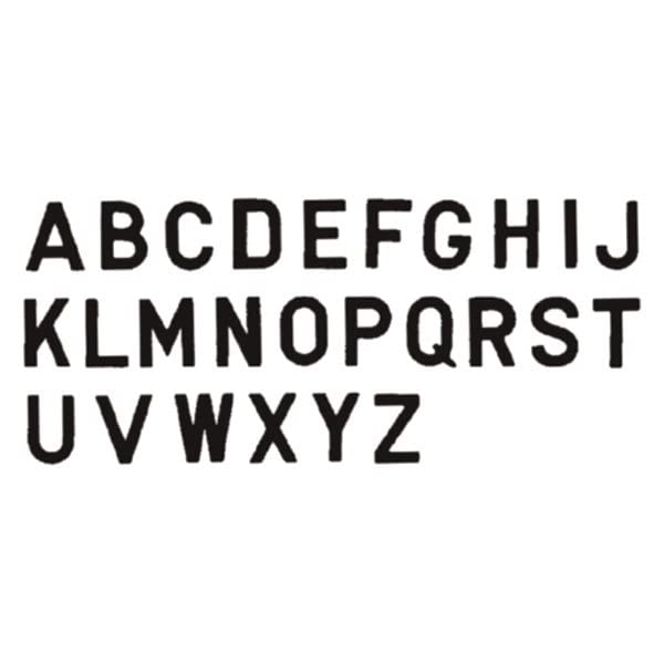 Seachoice 3" Gothic Letters Pack of 10