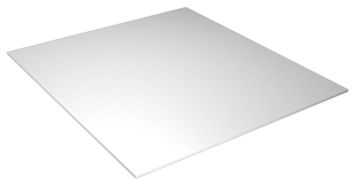 King 1227WW12 Starboard 12" x 27" x 1/2" White/White