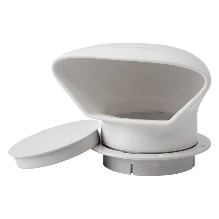 Sea Dog 727142-3 SeaDog PVC Low Profile Cowl Vent & Snap On Deck Plate