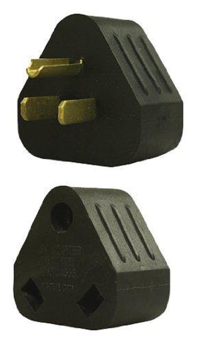 AP Products 16-00550 Triangular Park Adapter, 30A Female to 15A Male