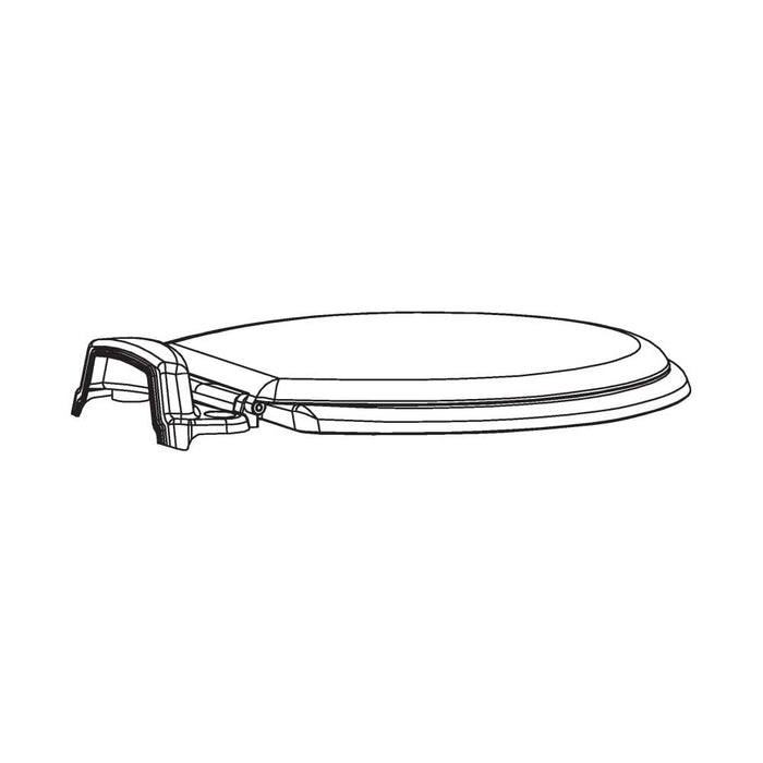 Dometic 9108894300 Slow Close Wooden Seat, Bone