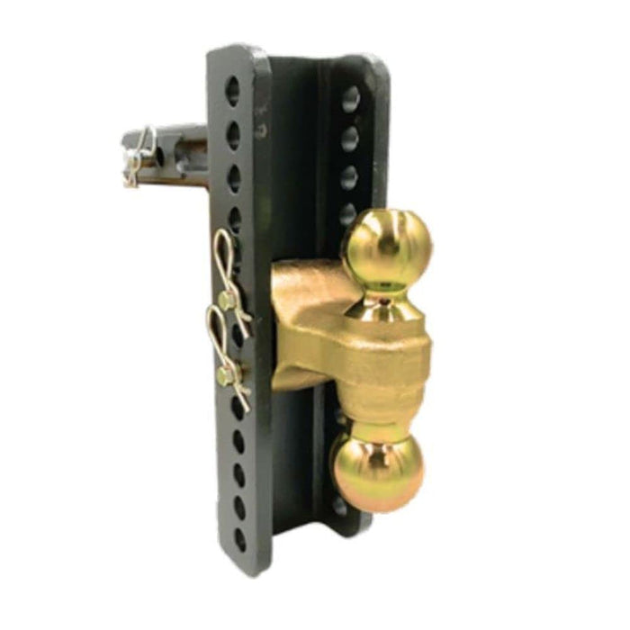 Blue Ox BXH14101 2" Adjustable Dual Ball Mount, 10-1/8" Drop