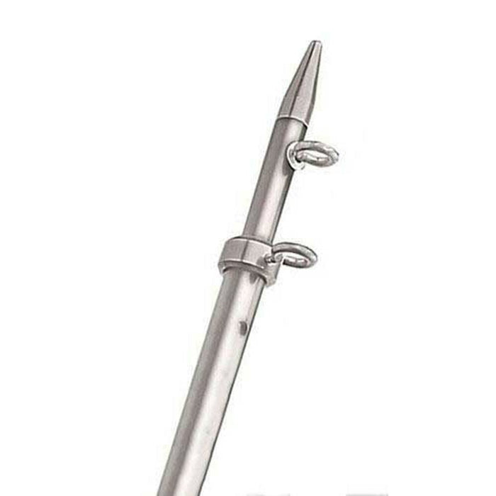 Taco Metals OC-0422VEL8 TACO Tele Center Rigger Poles, 8' Silver