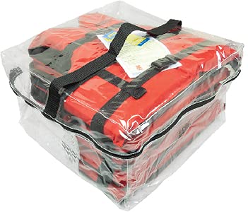 Seachoice 85513-EPE2220AUPK4RED General Purpose Life Vest 4-Pack w/Bag & 4 Red, Vests