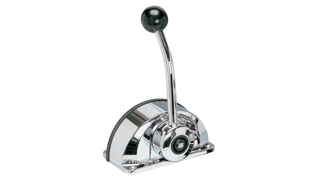 Uflex B301CR Universal Dual Function Top Mount Controls, Chrome Single Lever