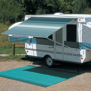Powerwinch 981018C00 Carefree 8'5" Campout Bag Awning, Teal