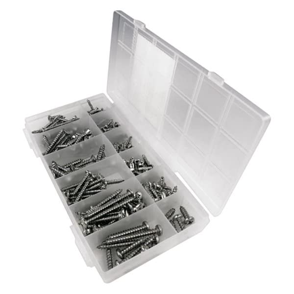 Seachoice KP5579SC Stainless Steel Tapping Screw Kit 216 Piece