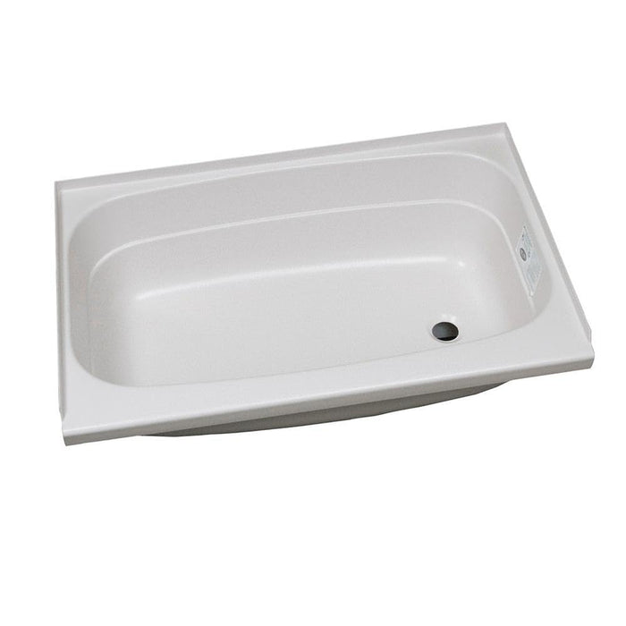 Specialty Recreation BT2432WR Right Drain Bathtub, 24" x 32", White