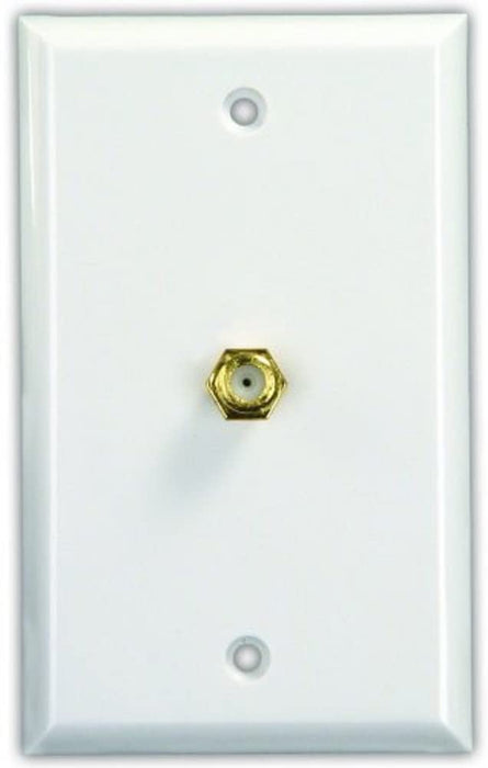 JR Products 47785 Interior Cable Tv Plate