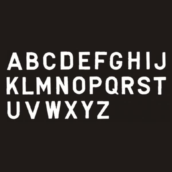 Seachoice 3" Gothic Letters Pack of 10