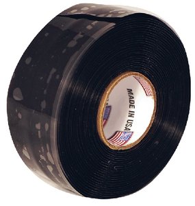 FulTyme RV 5069 Silicone Self-Fusing Tape 1" x 10', Black