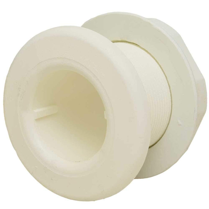 Forespar 906020 CF251 Marelon Full Threaded Mushroom Head Thru Hull w/Nut, White