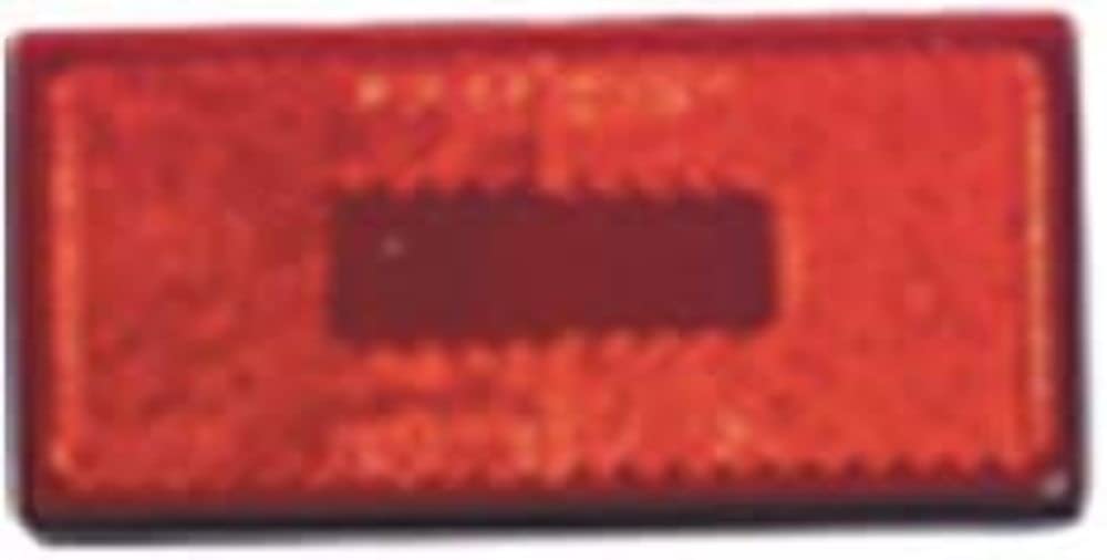 Fasteners Unlimited CMD-89-181R CMD89181A Red Polycarbonate Lens, Size: 3-7/8" x 1-7/8" x 5/8"