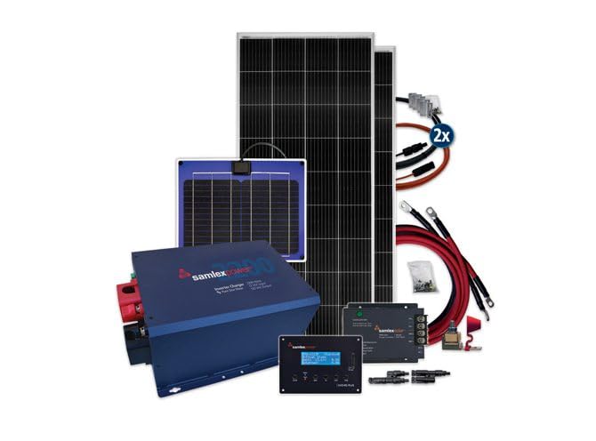 Samlex SPBSHARE400 Solar + Power Bundle, Share 400W Bundle w/2 Panels