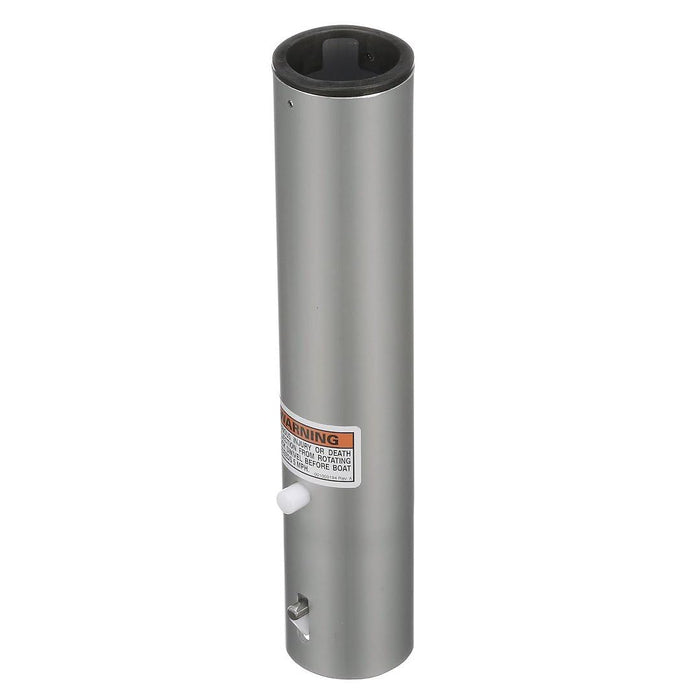Attwood 238611L1 Swivl-Eze Lakesport 2-3/8" Fixed Post, Anodized Aluminum 11"