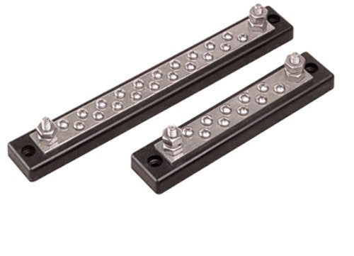 Sea Dog 426722-1 Sea-Dog Buss Bar 10 Screw Terminal Block, 6"