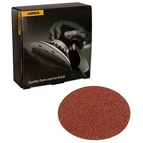 Mirka 40-352-040 Coarse Cut 8" PSA Disc, 40G 50/Pk