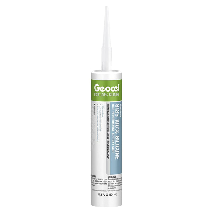 Geocel GC68126 8150 100% Silicone High Performance Neutral Cure Sealant, 10.3 oz., White