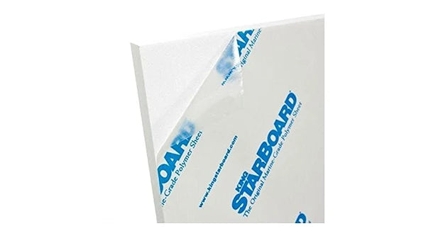 King Plastic 5496WW34 King Starboard - Blanco 3/4" x 54" x 96"