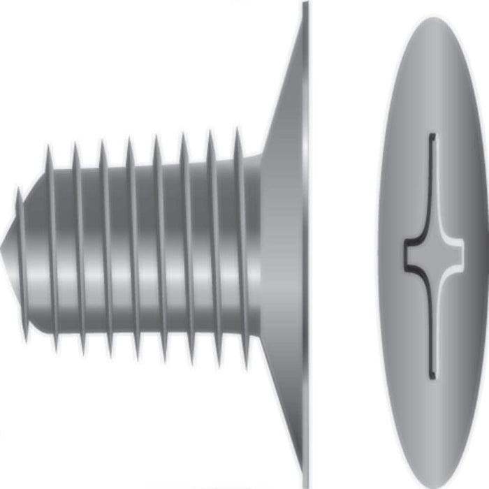 Seachoice MP0649SC 59543 Stainless Steel Phillips Machine Screw Flat Head