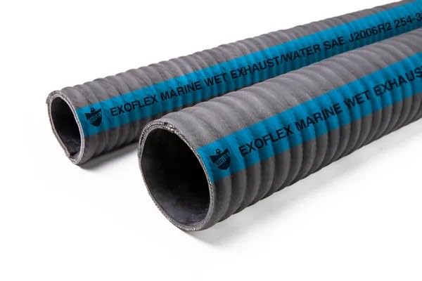 Shield 16-254-2384 Shields Exoflex Water/Exhaust Hose, 3-3/8" x 12-1/2'