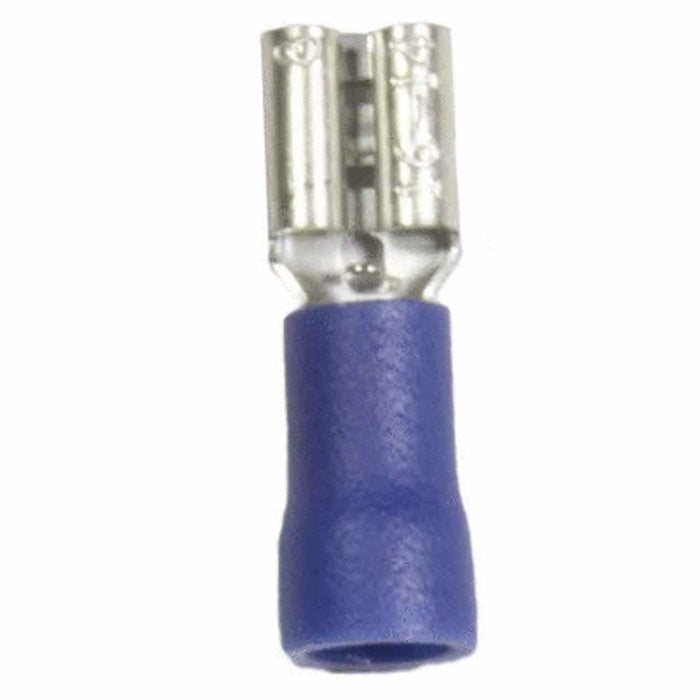Wirthco 80824 Battery Doctor Blue Vinyl Insulated Quick Disconnects, 16-14 AWG, Female, 25/Pk.